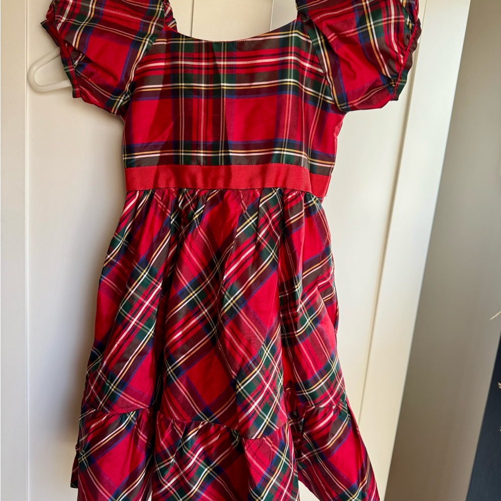 Janie and Jack Vibrant Red Plaid Dress